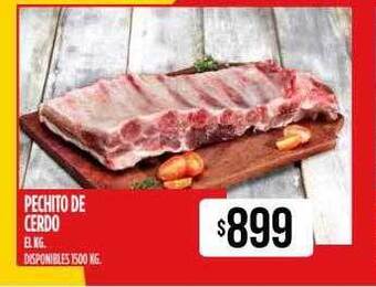 Supermercados Vea Pechito de cerdo el kg oferta