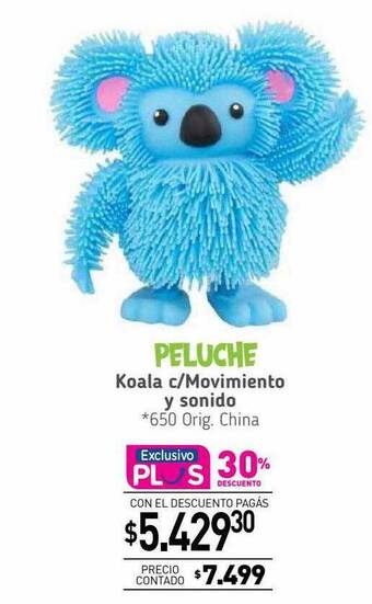 La Anonima Peluche koala c movimiento y sonido oferta