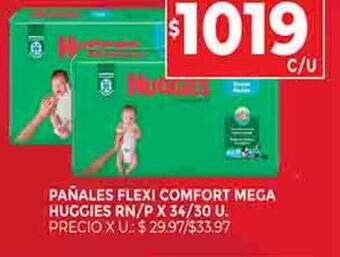 Supermercados DIA Pañales flexi comfort mega huggies oferta