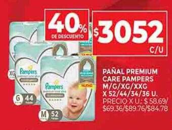 Supermercados DIA Pañal premium care pampers oferta