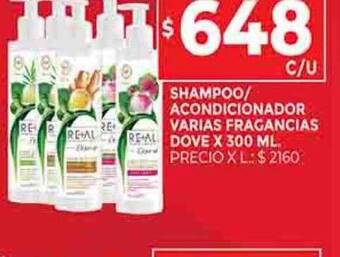 Supermercados DIA Shampoo-acondicionador varias fragancias dove oferta