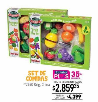La Anonima Set de comidas oferta