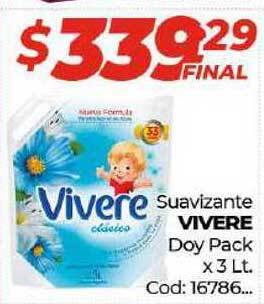 Diarco Vivere Suavizante Doy Pack x 3 Lt oferta