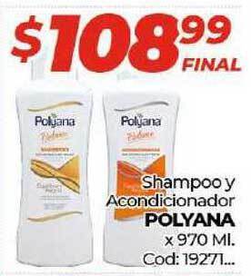 Diarco Polyana Shampoo y Acondicionador x 970ml oferta