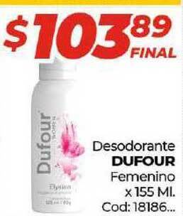 Diarco Dufour Desodorante Femenino x 155ml oferta