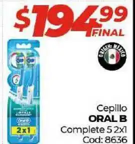 Diarco Oral B Cepillo Complete 5 2x1 oferta