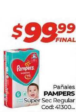 Diarco Pampers Pañales Super Sec Regular oferta