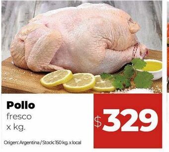 Disco Pollo fresco x kg oferta