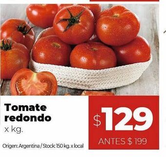 Disco Tomate redondo kg oferta