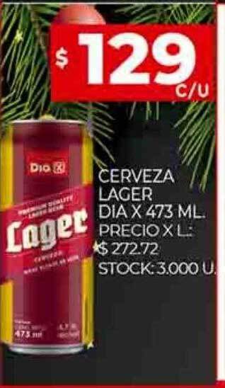 Supermercados DIA Cerveza lager dia oferta
