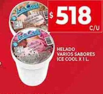 Supermercados DIA Helado varios sabores ice cool oferta