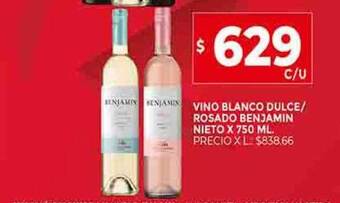 Supermercados DIA Vino blanco dulce rosado benjamin nieto oferta