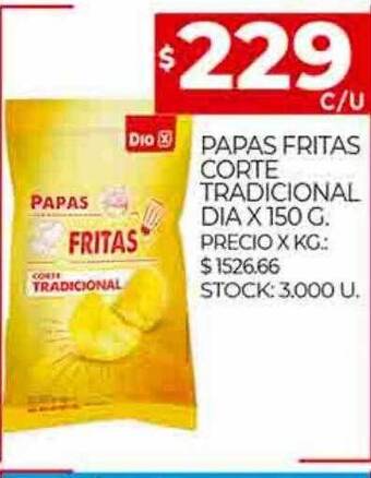 Supermercados DIA Papas fritas corte tradicional dia oferta