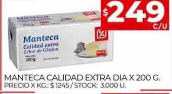 Supermercados DIA Manteca calidad extra dia oferta