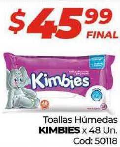 Diarco Kimbies Toallas Húmedas oferta