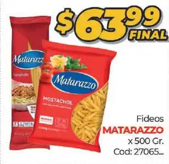 Diarco Matarazzo Fideos x 500cr oferta