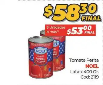 Diarco Noel Tomate Perita Lata x 400gr oferta