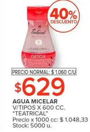 Carrefour Agua micelar v-tipos oferta