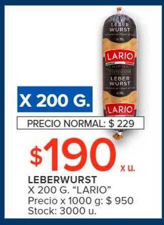 Carrefour Leberwurst oferta