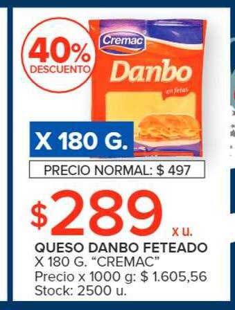 Carrefour Queso danbo feteado oferta