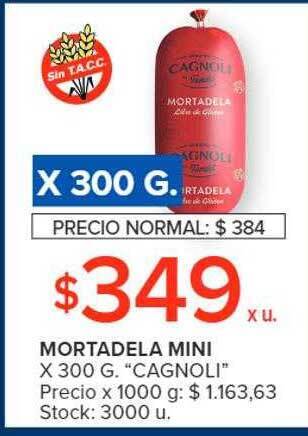 Carrefour Mortadela mini oferta