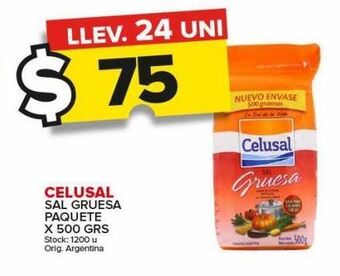 Carrefour Maxi Sal celusal gruesa 500g oferta