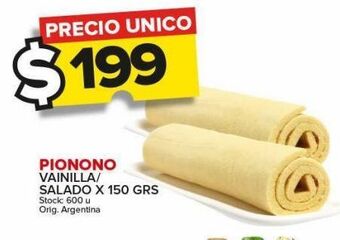 Carrefour Maxi Pionono vainilla/salado/150g oferta