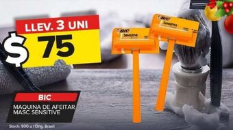 Carrefour Maxi Máquina de afeitar bic masc sensitive oferta