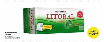 Atomo Conviene Yerba infusion litoral 25 saquitos oferta