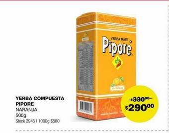 Atomo Conviene Yerba compuesta pipore naranja oferta