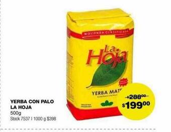 Atomo Conviene Yerba con palo la hoja oferta