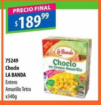 Choclo la banda entero amarillo tetra