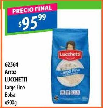 Arroz lucchetti largo fino bolsa