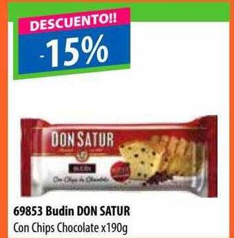 Micropack Budin don satur con chips chocolate oferta