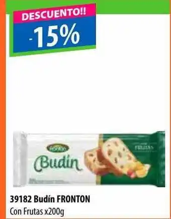 Micropack Budín fronton con frutas oferta