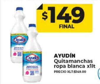 Supermayorista Vital Ayudín quitamanchas ropa blanca oferta