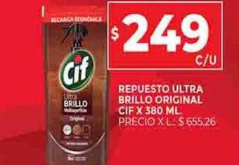 Supermercados DIA Repuesto ultra brillo original cif oferta
