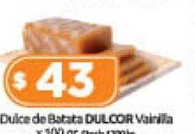 Cordiez Dulce de batata dulcor vainilla oferta