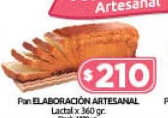 Cordiez Pan elaboración artesanal lactal oferta