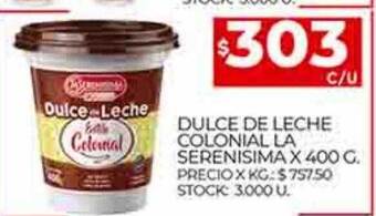 Supermercados DIA Dulce de leche colonial la serenisima oferta