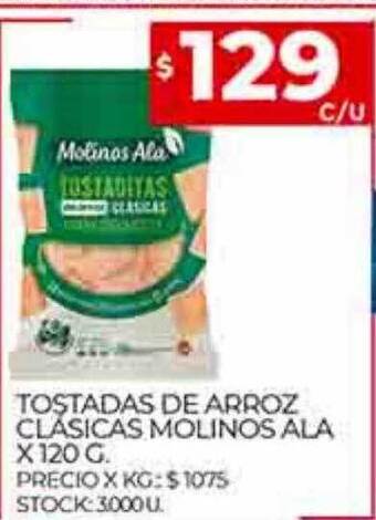 Supermercados DIA Tostadas de arroz clásicas molinos ala oferta