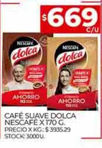 Supermercados DIA Café suave dolca nescafé oferta
