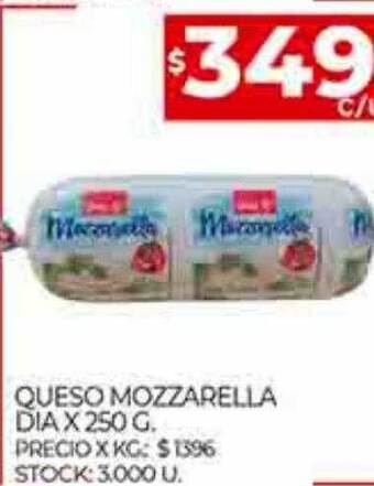Supermercados DIA Queso mozzarella dia oferta