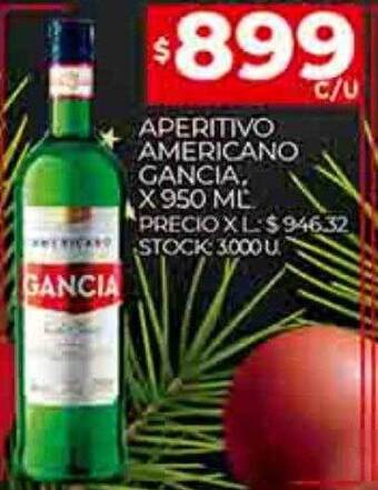 Supermercados DIA Aperitivo americano gancia oferta