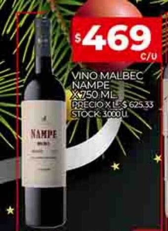 Supermercados DIA Vino malbec nampe oferta