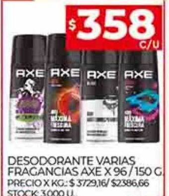 Supermercados DIA Desodorante varias fragancias axe oferta