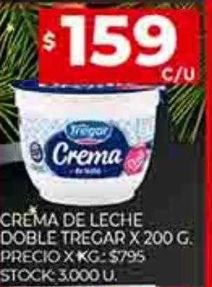 Supermercados DIA Crema de leche doble tregar oferta
