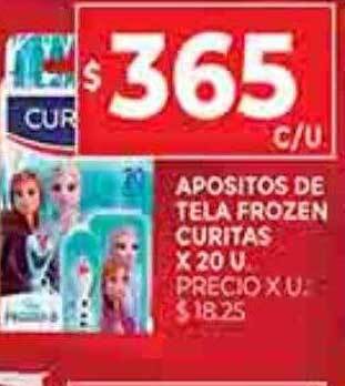 Supermercados DIA Apositos de tela frozen curitas oferta