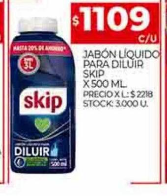 Supermercados DIA Jabón líquido para diluir skip oferta