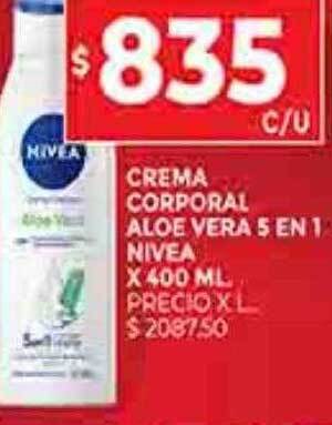 Supermercados DIA Crema corporal aloe vera 5 en 1 nivea oferta